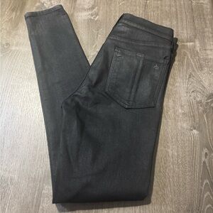 Rag & Bone Skinny Black Jeans Size 28